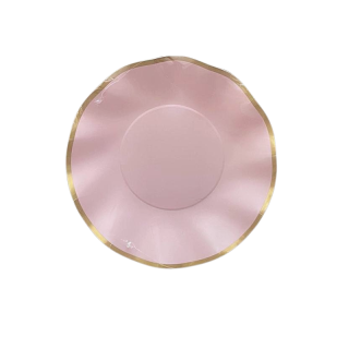 8  assiettes rose pastel...