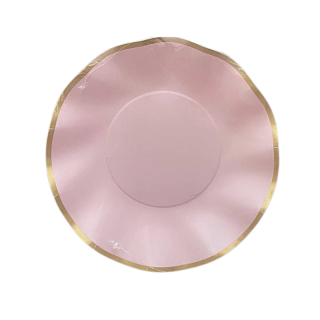 8  assiettes rose pastel...