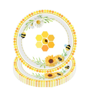 10 Assiettes en papier...