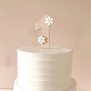 Cake topper chiffre 1 en...