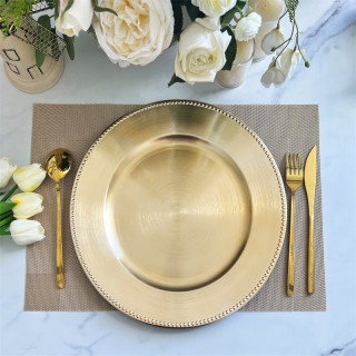 Sous Assiette doré, 33cm