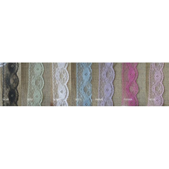 Ruban dentelle 60 mm de large bande de 5M Ruban dentelle 60 mm de large bande de 5M