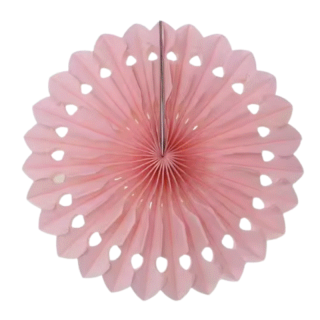 Rosace papier rose clair 30cm
