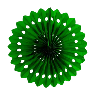 Rosace papier vert foncé 30cm
