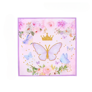 20 Serviettes Papillon...