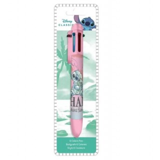 Stylo 6 couleurs Lilo et...