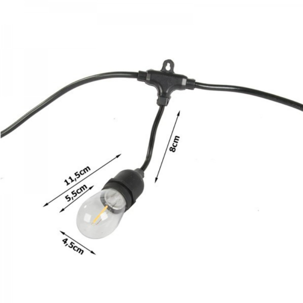 Guirlande de jardin guinguette 10...