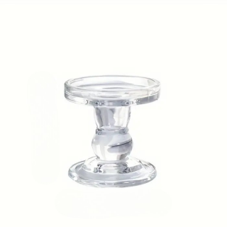 Bougeoir verre transparent...