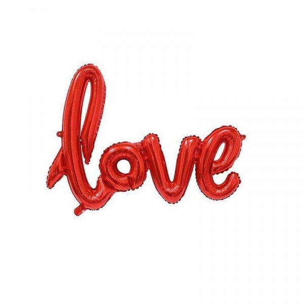 ballon love rouge
