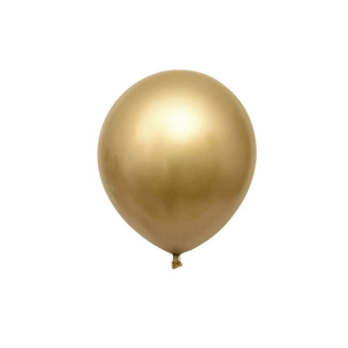 25 Ballons Doré brillant - 13cm