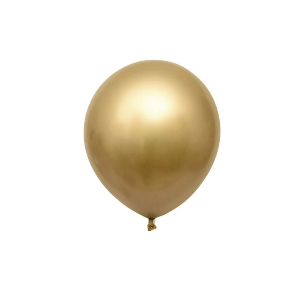25 Ballons Doré brillant - 13cm