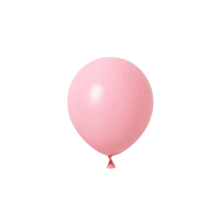 25 Ballons Rose Bébé - 13cm
