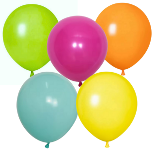 25 Ballons Couleurs Mix - 30cm