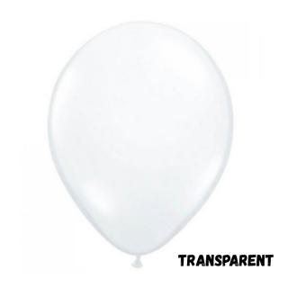 10 Ballons transparent - 30cm