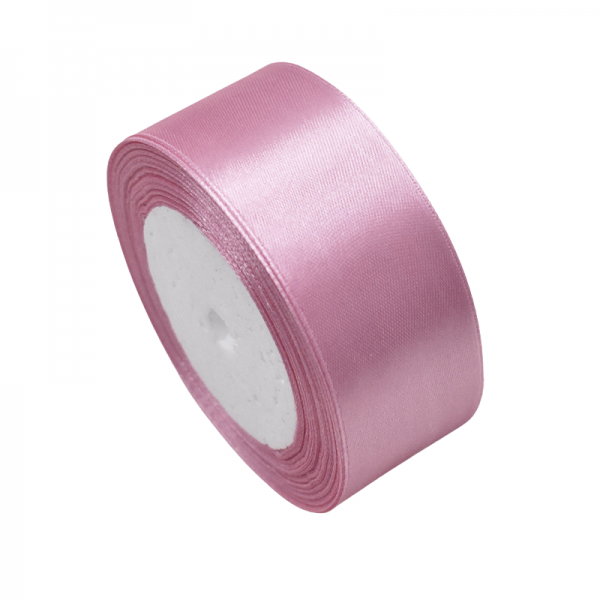 Ruban Satin Vieux Rose - 4cmx20m
