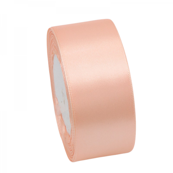 Ruban Satin Pêche - 4cmx20m