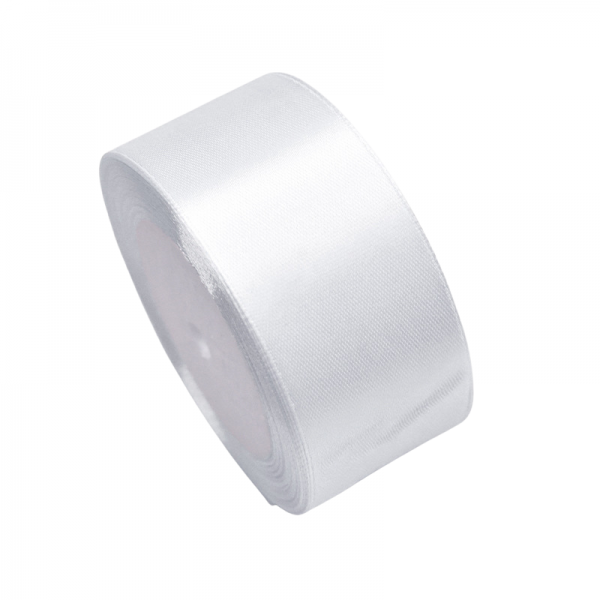 Ruban Satin Blanc - 4cmx20m