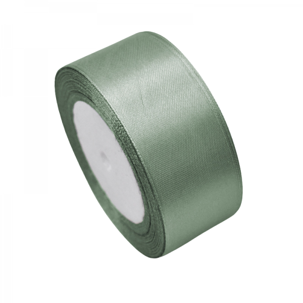Ruban Satin Vert Eucalyptus - 4cmx20m