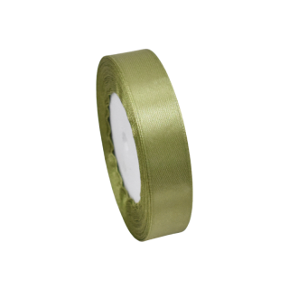 Ruban Satin Vert Sauge - 1,5cmx20m