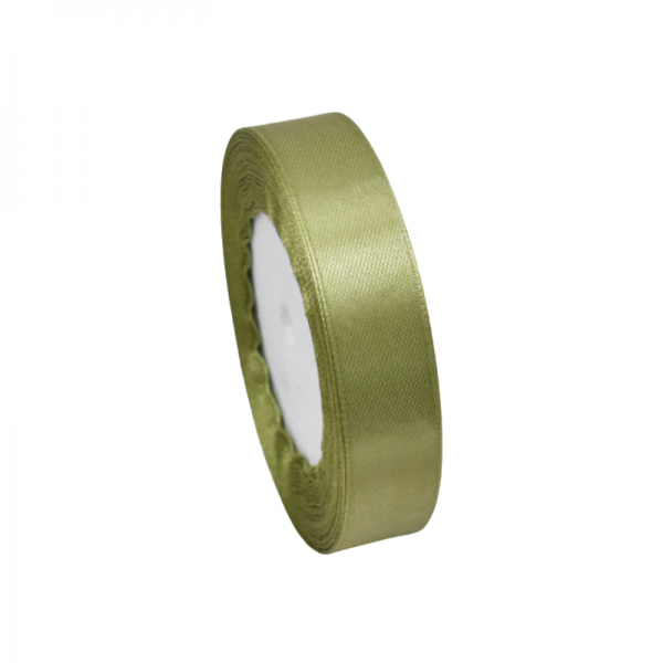 Ruban Satin Vert Sauge - 1,5cmx20m