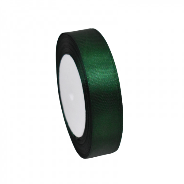 Ruban Satin Vert Emeraude - 1,5cmx20m