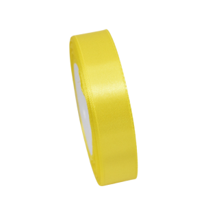 Ruban Satin Jaune - 1,5cmx20m