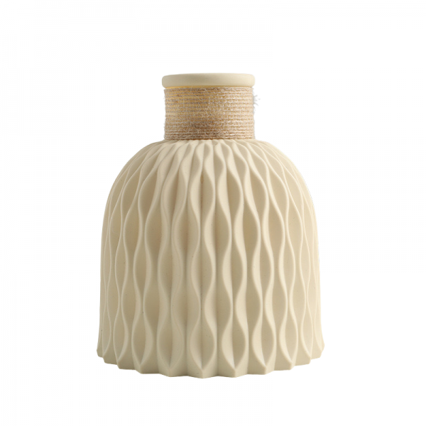 Vase Bloom plastique Ivoire