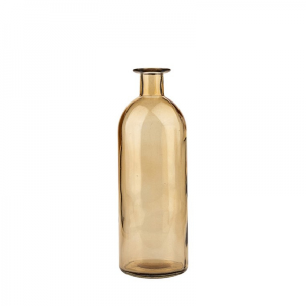Vase Bouteille Ambre 20cm