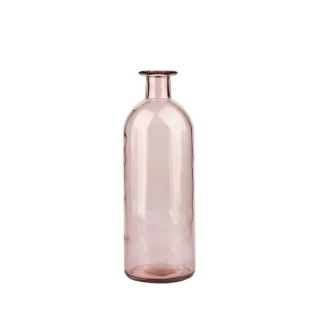 Vase Bouteille Rose 20cm
