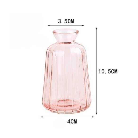 Bouteille en verre Arya Rose- 10,5x4cm