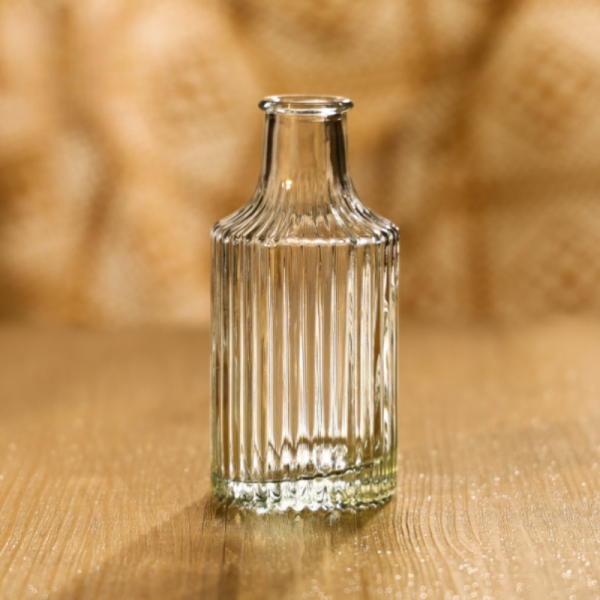 Bouteille en verre Stria - 12,3x5,8cm