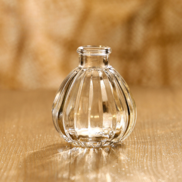 Bouteille en verre Fleur de Lune - 8x7cm