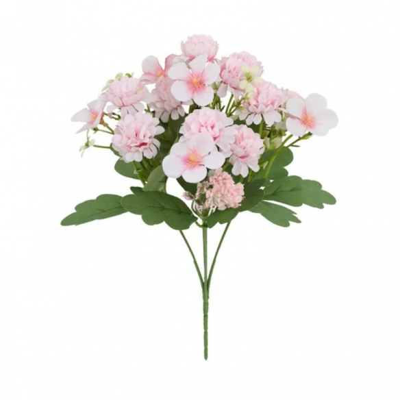 Bouquet de Fleurs Elise Rose- 30cm