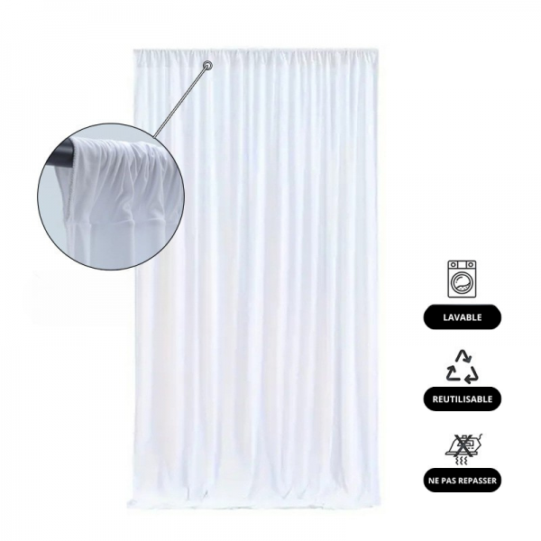 Panneau de Rideau de fond - 200x200cm