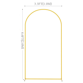Arche métal demi-cercle - 100x200cm