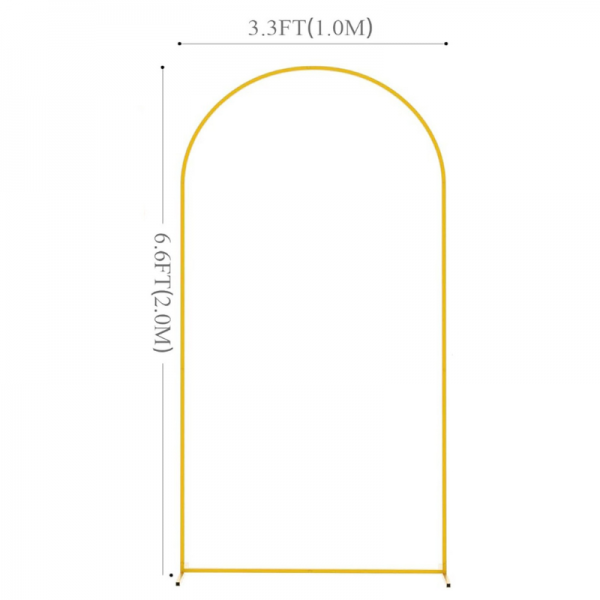Arche métal demi-cercle - 100x200cm