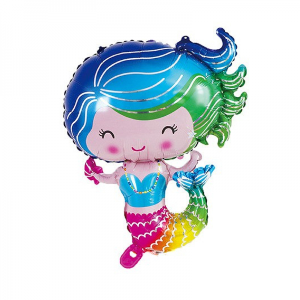 Ballon Sirene Multicolor - 50x 40cm