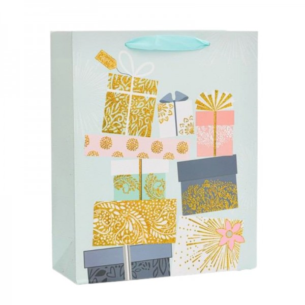 Grand Sac cadeau motif Boites cadeaux...