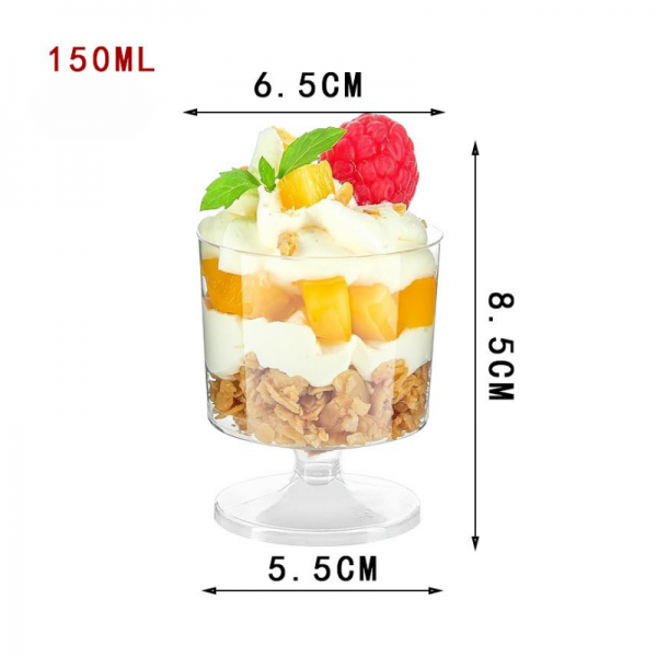 12 verrines REUTILISABLES sur pied 150ml