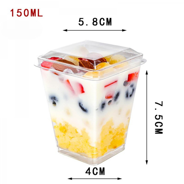 6 verrines 160ml + couvercle-... 6 verrines 160ml + couvercle-...