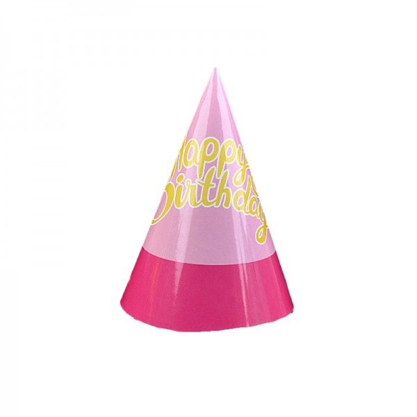 Chapeau anniversaire Rose Happy Birthday