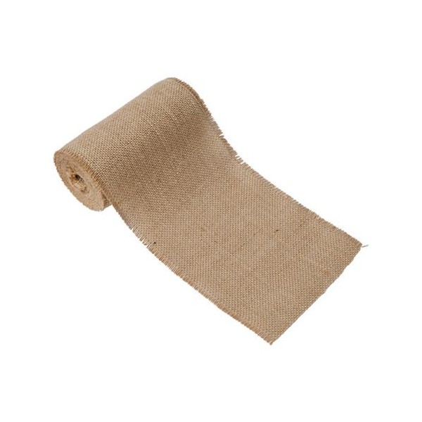 Chemin de table toile de jute - 15cm x 5 mètres