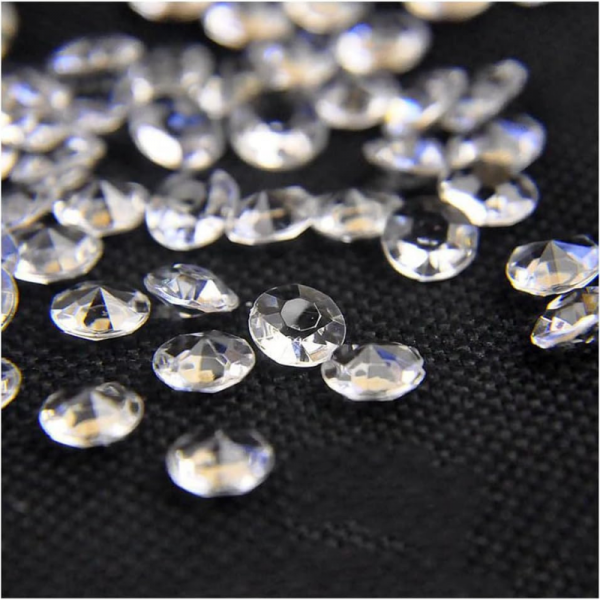 Diamants acrylique transparent 6mm