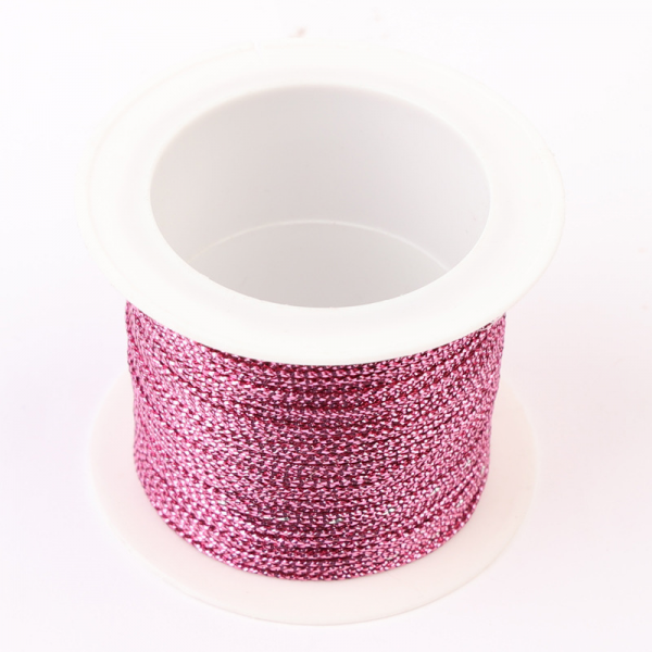 Bobine ficelle Rose - 1mmx 20m