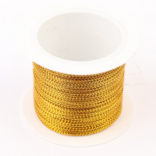 Bobine ficelle Doré - 1mmx 20m
