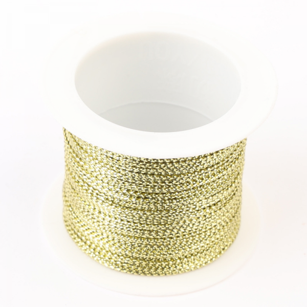 Bobine ficelle Doré Clair - 1mmx 20m