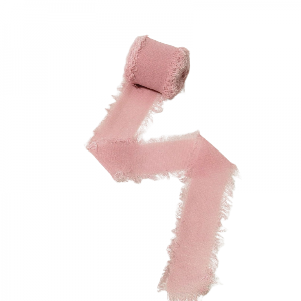 Ruban de Crêpe Rose - 5 mètres