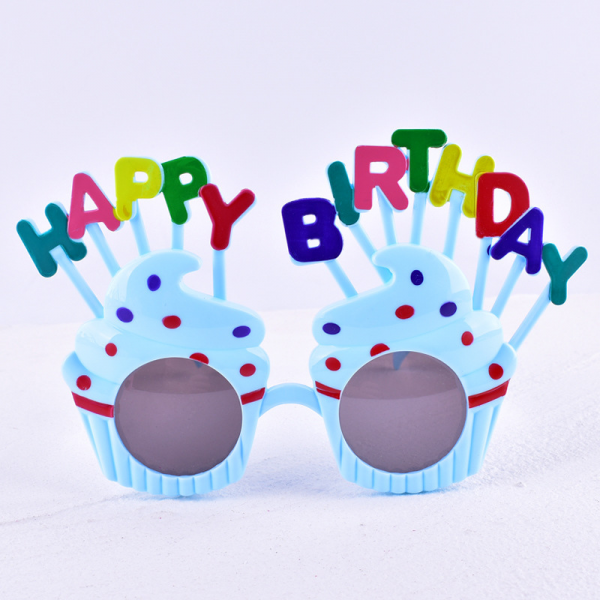 Lunette Cake Bleu- happy birthday