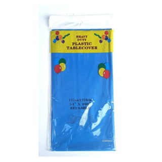 Nappe plastifiée réutilisable Bleu foncé (1.37mx2.74m)