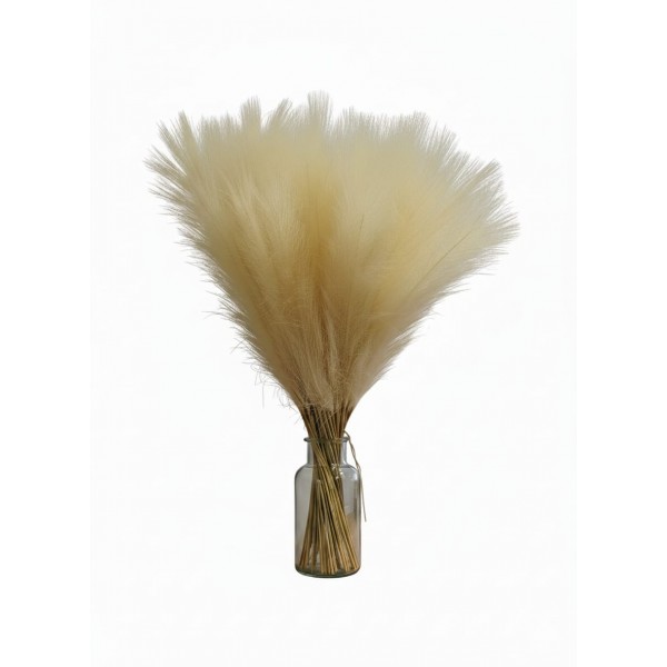 Tige pampa synthétique Jaune - H53cm